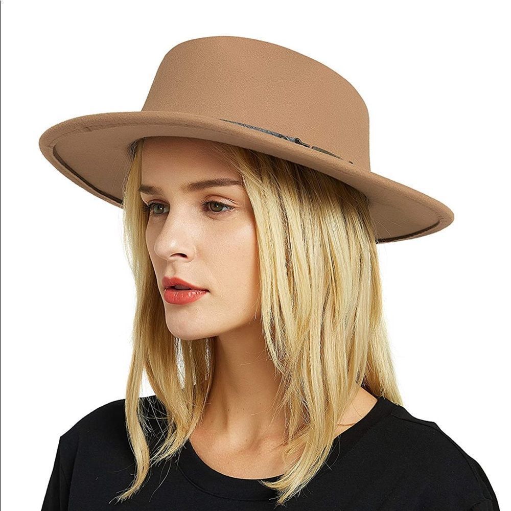 NEW EINSKEY Womens Felt Fedora Hat - Picture 4 of 5